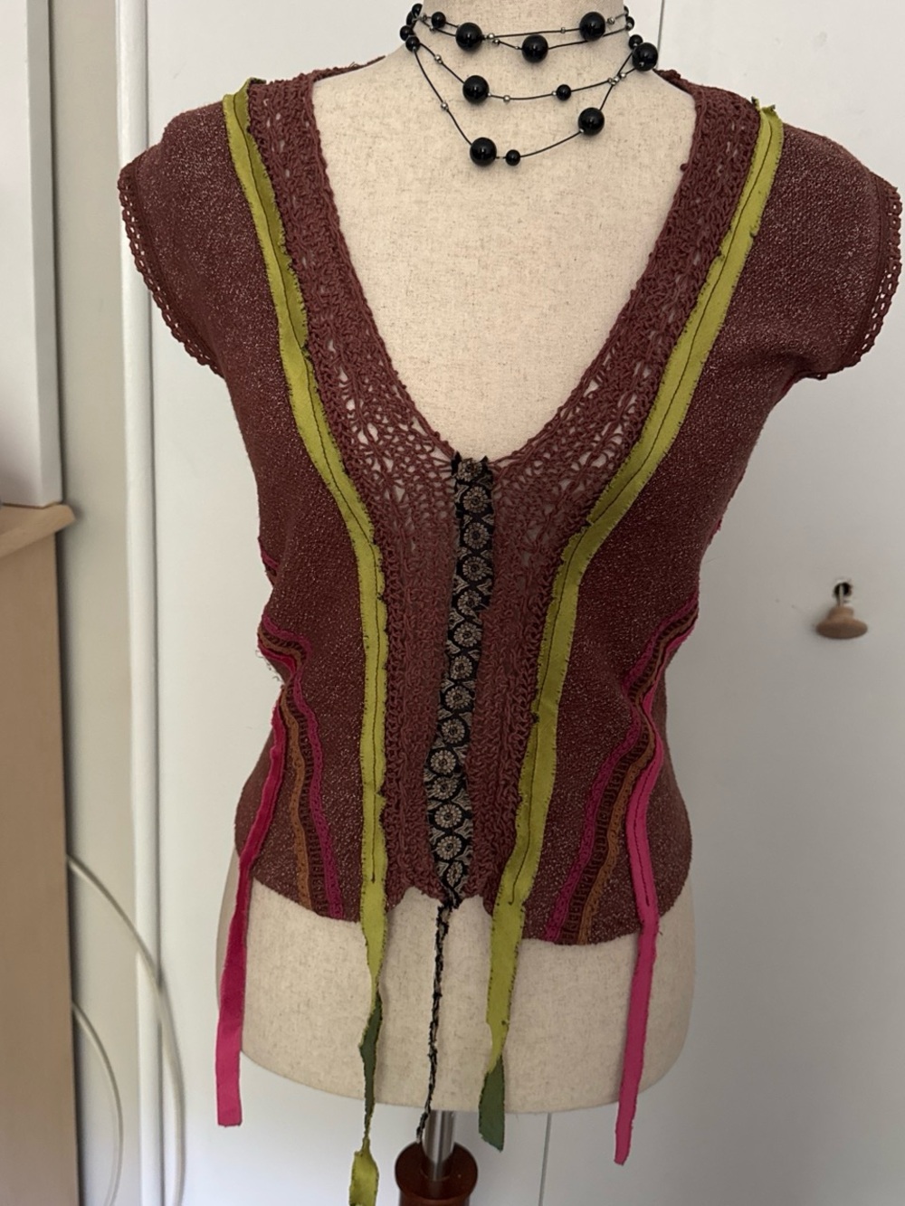 Vintage Cesar Arellanes Whimsigoth Fairy Grunge Top - Large